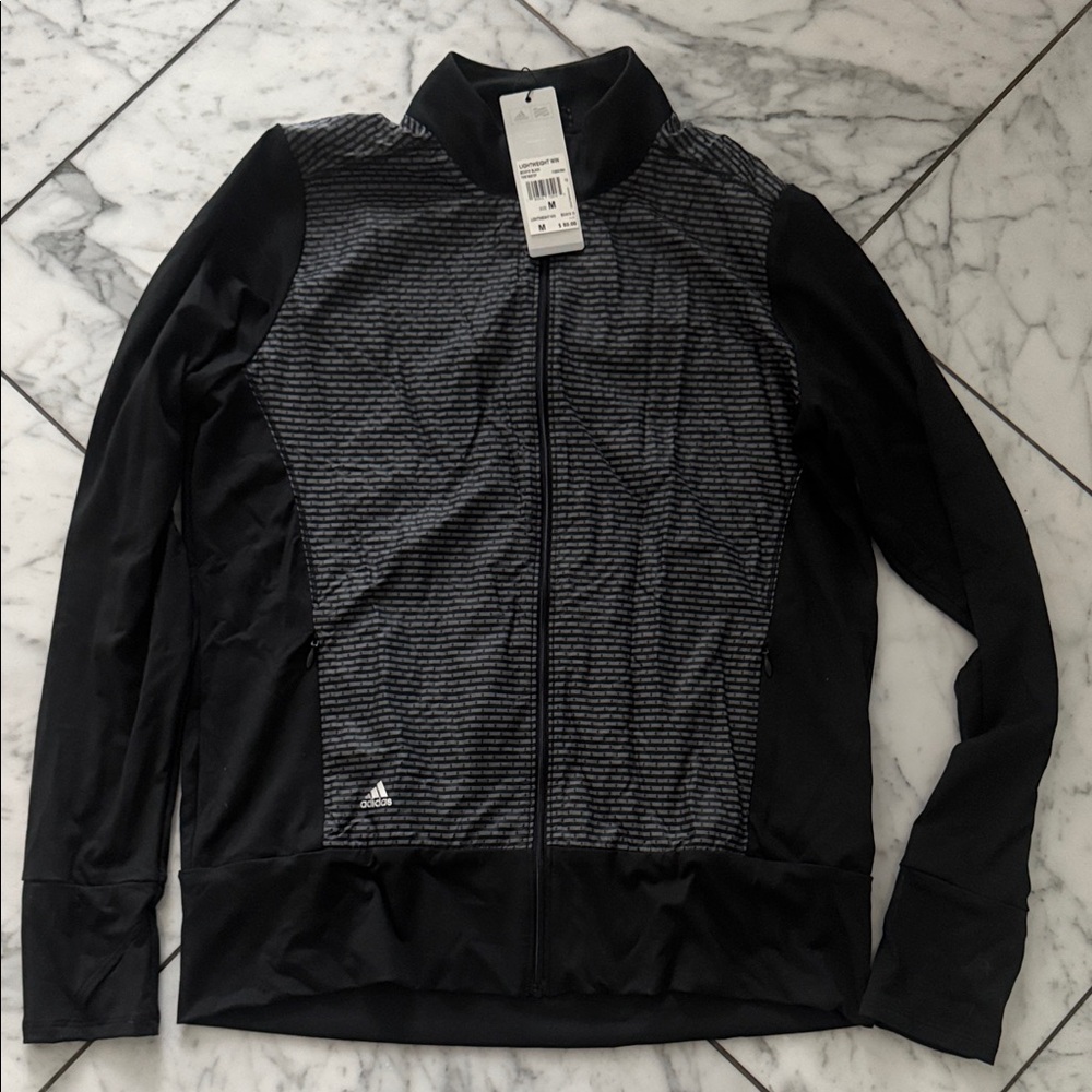 Adidas Women’s Light Weight Black and Gray Performance Jacket